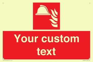 Custom Location of firefighting equipment